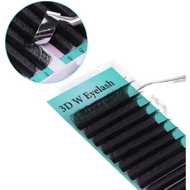 Mix Lashes - 8-15mm blandet brett Femkløverformet