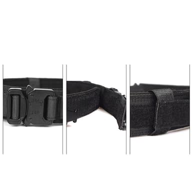 AirTag Pet Collar - Justerbar nylonhalsbånd med AirTag-holder Sort S