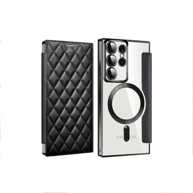 Magnetisk flip-lærtelefonveske til Samsung Samsung Galaxy S24