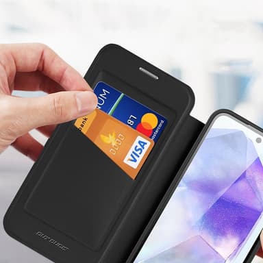 Beskyttende Samsung telefonveske - svart Samsung Galaxy A35 5G