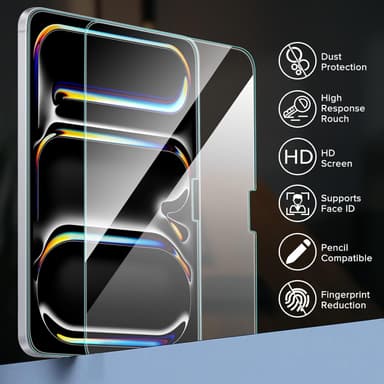 2.5D skjermbeskytter for iPad - HD herdet glass (2-pack) iPad Pro 11/Air4-10.9 (2018/2020/2022)