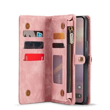 CaseMe mobildeksel 008 8-kort Google Pixel 9 Pro XL - Rosa
