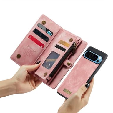 CaseMe mobildeksel 008 8-kort Google Pixel 9 Pro XL - Rosa