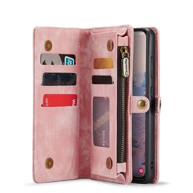 CaseMe mobildeksel 008 8-kort Samsung Galaxy S24 - Rosa