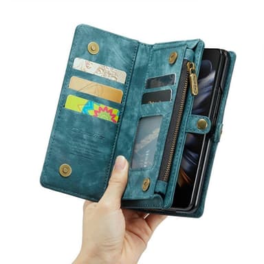 CaseMe mobildeksel 008 5-kort Samsung Galaxy Z Fold 5 - Blå