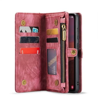 CaseMe mobildeksel 008 8-kort Samsung Galaxy A35 - Rød