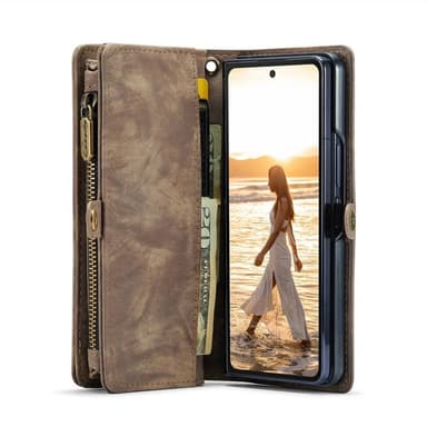 CaseMe mobildeksel 008 5-kort Samsung Galaxy Z Fold 6 - Brun