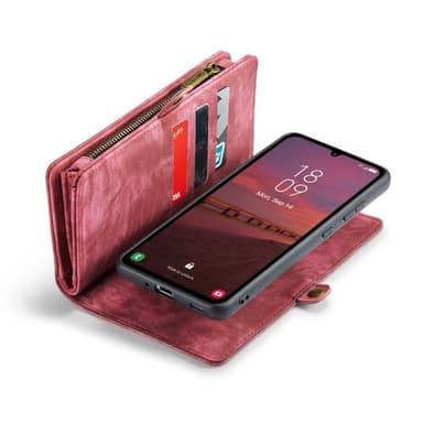 CaseMe mobildeksel 008 8-kort Samsung Galaxy A35 - Rød