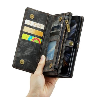 CaseMe mobildeksel 008 5-kort Samsung Galaxy Z Fold 5 - Svart/Grå