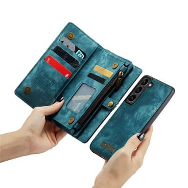 CaseMe mobildeksel 008 8-kort Samsung Galaxy S24 - Blå