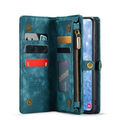 CaseMe mobildeksel 008 8-kort Samsung Galaxy S24 Plus - Blå