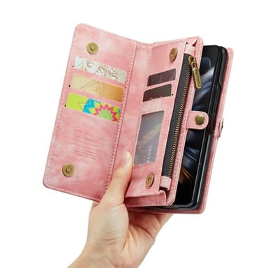 CaseMe mobildeksel 008 5-kort Samsung Galaxy Z Fold 5 - Rosa