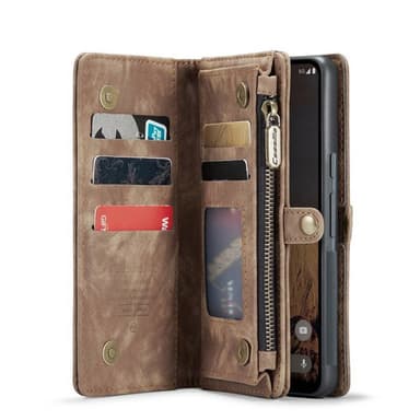 CaseMe mobildeksel 008 8-kort Google Pixel 9 Pro XL - Brun