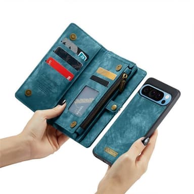 CaseMe mobildeksel 008 8-kort Google Pixel 9 Pro XL - Blå