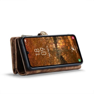 CaseMe mobildeksel 008 8-kort Samsung Galaxy A35 - Brun