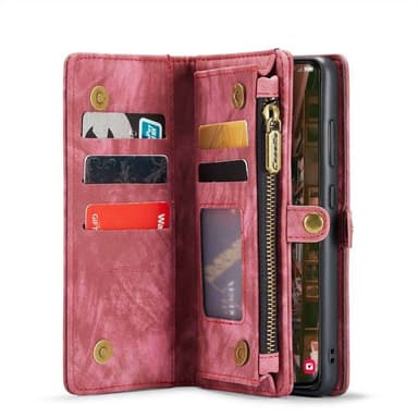 CaseMe mobildeksel 008 8-kort Samsung Galaxy S24 - Rød