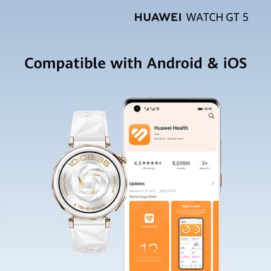 Huawei Watch GT 5 sportsklokke 41 mm (gull)