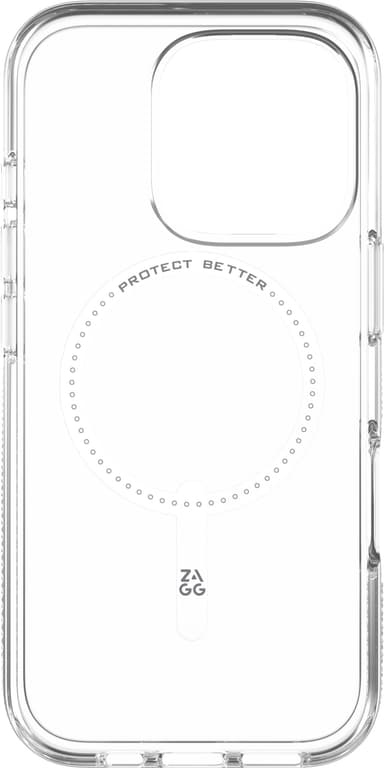 Zagg iPhone 16 Pro Crystal Palace Snap deksel (gjennomsiktig)