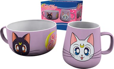 ABYStyle Sailor Moon krus og skål (Luna & Artemis)