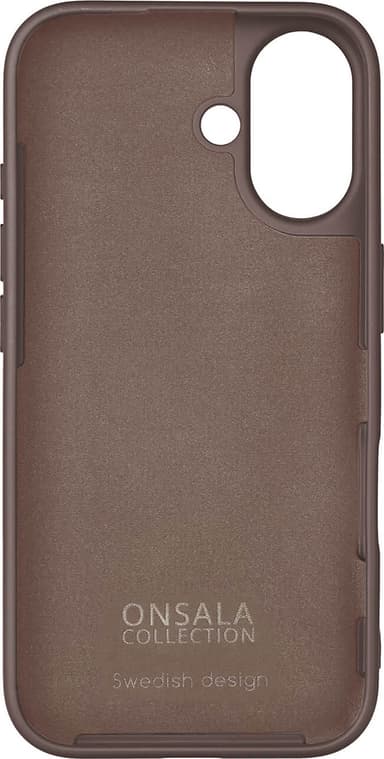 Onsala iPhone 16 Silicone deksel (sjokolade)