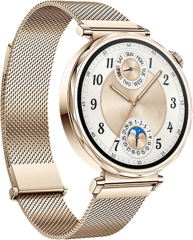 Huawei Watch GT 5 sportsklokke 41mm (gull) + FreeBuds 5i gavepakke