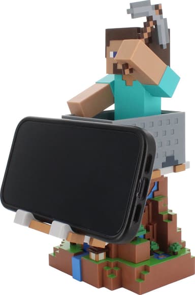 Cable Guys Minecraft mobil/kontroller holderfigur figure (Steve)