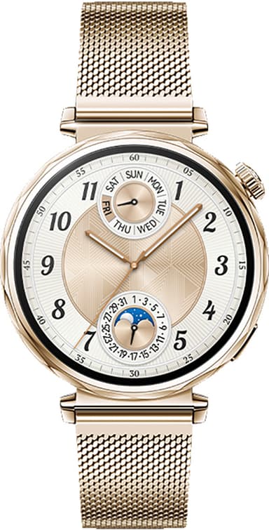 Huawei Watch GT 5 sportsklokke 41mm (gull) + FreeBuds 5i gavepakke