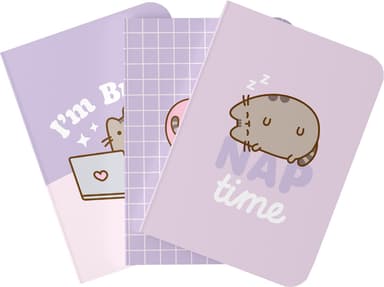 Grupo Erik Pusheen notatbok (3-pakning)