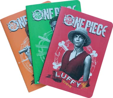 Erik Grupo One Piece notatbok (3-pakning)