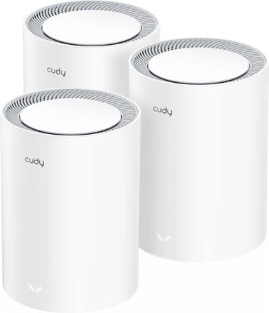 Cudy M3000 WiFi 6 mesh system (3-pakning)