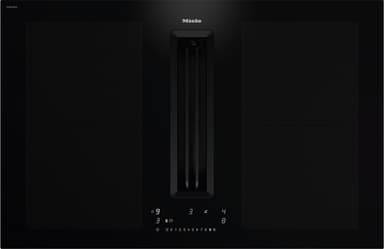 Miele Platetopp med integrert ventilasjon KMDA 7676 FL-U BlackPerfection