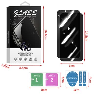 Privacy Screen Protector for iPhone (2-Pack) iPhone15 Pro Max
