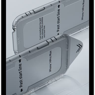 2 Pack HD-skjermfilm eksplosjonssikker støvtett anti-ripe for iPhone Flerfarget 14.5 x 7.5 x 0.3 cm iPhone 14