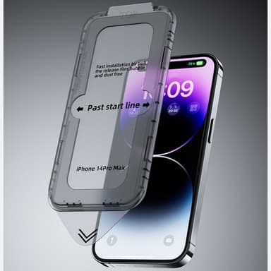 2 Pack HD-skjermfilm eksplosjonssikker støvtett anti-ripe for iPhone Flerfarget 14.5 x 7.5 x 0.3 cm iPhone 14