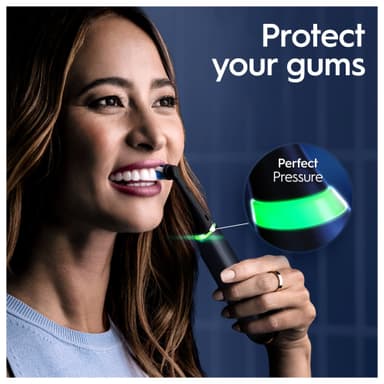 Oral-B iO9 Duo elektriske tannbørster 387149 (sort onyx/rosenkvarts)