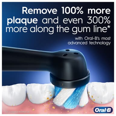 Oral-B iO9 Duo elektriske tannbørster 387149 (sort onyx/rosenkvarts)