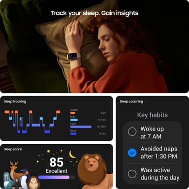 Samsung Galaxy Fit3 aktivitetsmåler (mørk grå)