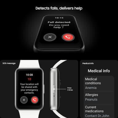 Samsung Galaxy Fit3 aktivitetsmåler (sølv)