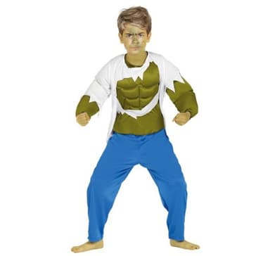 Barnedrakt 'Hulk' (7-9 år)