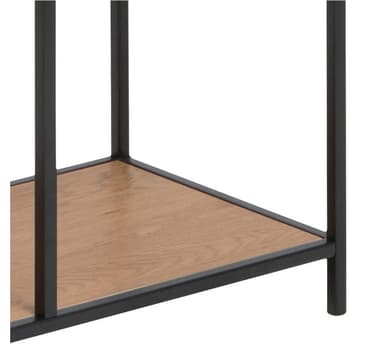 Hylle SEAFORD 77x35xH185cm, villeik/sort