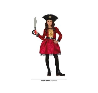 Barnedrakt Piratjente 10-12 år
