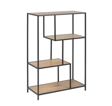 Hylle SEAFORD 77x35xH114cm, vill eik