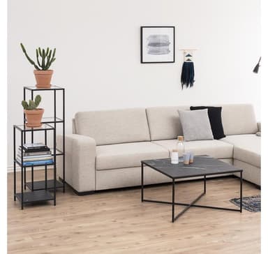 Hylle SEAFORD 35x37xH82,5cm, glass