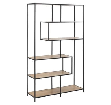 Hylle SEAFORD 114x35xH185cm, eik