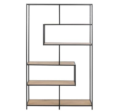 Hylle SEAFORD 114x35xH185cm, eik