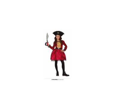 Barnedrakt Piratjente 5-6 år