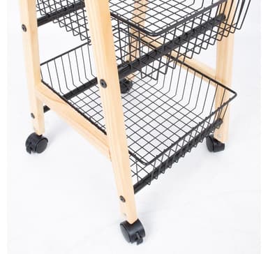 Hylle BREN 32x37xH81cm, sort