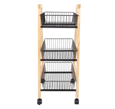 Hylle BREN 32x37xH81cm, sort