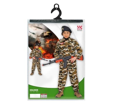 Barnedrakt soldat 158cm