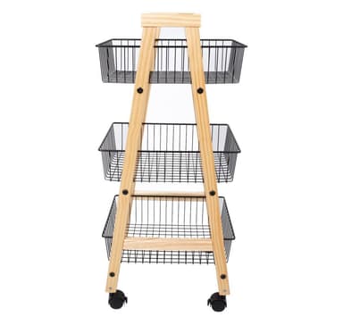 Hylle BREN 32x37xH81cm, sort